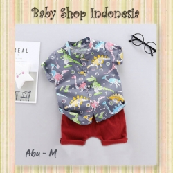 large LU611 setelan dino robot Abu M